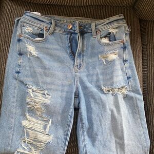American Eagle Ripped Light Wash Jeans